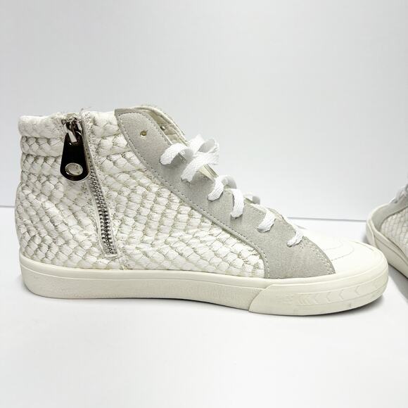 Vintage Havana High Top Lynn Multi Mix White Cream Shoes Women’s 7 - Picture 9 of 16